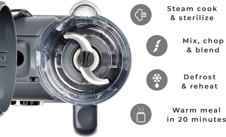 PROCESADOR DE ALIMENTOS BABYCOOK GREY- BEABA