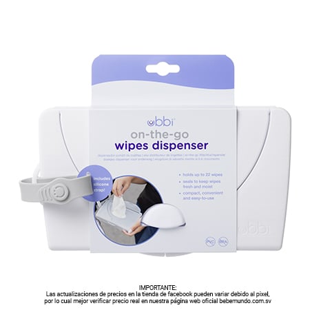 DISPENSADOR PARA WIPES- GRIS