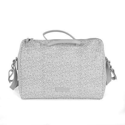 BOLSA CANASTILLA FLOWER MELLOW GRIS- PASITO A PASITO