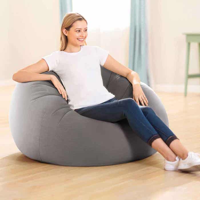 SILLA INFLABLE GRIS- INTEX